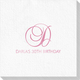 Elegant Initial Deville Napkins Image 2 of 2
